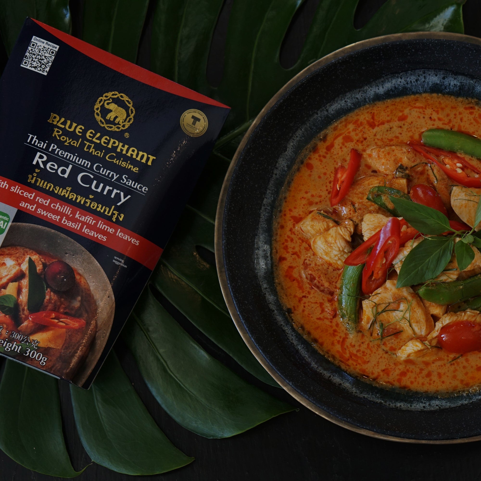 Chicken Red Curry Dish